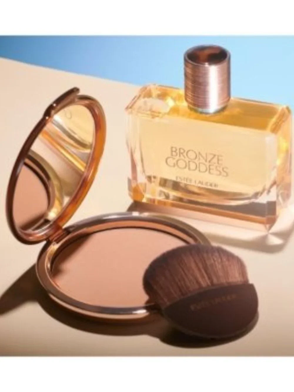 Estee Lauder Beauty Gift Set-Bronze Goddess Powder Bronzer,02 Medium-2pc-NEW
